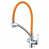 Купить Смеситель Lemark Comfort LM3070C-Orange для кухни по низкой цене