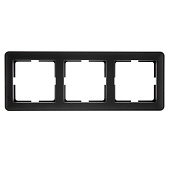 Купить Рамка Schneider Electric W59 KD-3-68 черный бархат трехместная по низкой цене
