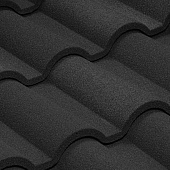 Купить Черепица Metrotile Romana композитная черная по низкой цене