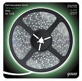 Купить Лента Gauss LED 311000605 2835/60-SMD светодиодная IP66 4,8W 12V DC зеленый 5 м по низкой цене