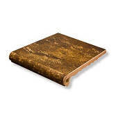 Купить Ступень Gres De Aragon Castano Peldano Castano 24-25 фронтальная 330х250 мм по низкой цене