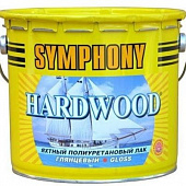 Купить Лак Symphony Hardwood яхтный глянцевый 9 л по низкой цене
