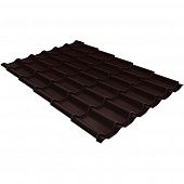Купить Металлочерепица Grand Line Classic Quarzit light Ral 9005 резка 0,5 мм по низкой цене