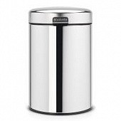 Купить Бак Brabantia newicon мусорный, настенный, стальной полированный, 3 л по низкой цене