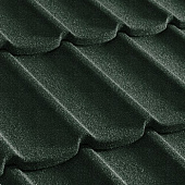 Купить Черепица Metrotile Mistral композитная темно-зеленая по низкой цене