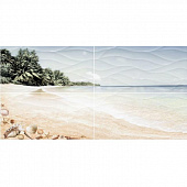 Купить Панно Уралкерамика ПН96 Ривьера керамическое 4 плитки 1000х498 мм по низкой цене