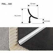 Деревянный, металлический, пластиковый напольный плинтус.