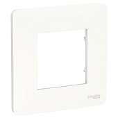 Купить Рамка Schneider Electric Unica Studio NU200218 белая одноместная по низкой цене