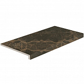 Купить Ступень Atlas Concorde Supernova Marble Frappuccino Dark Scalino фронтальная из керамогранита 600х330 мм по низкой цене