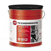 Купить Герметик Технониколь №45 бутилкаучуковый белый 16 кг по низкой цене