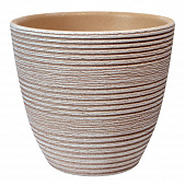 Купить Горшок керамический Халва охра крокус d 12 персиковый по низкой цене