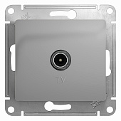 Купить Розетка Schneider Electric Glossa GSL000393 TV одноместный алюминий по низкой цене