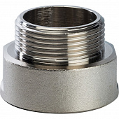 Купить Переходник Stout SFT-0008-112114 1 1/2х1 1/4 дюйма никелированный с внутренней резьбой по низкой цене