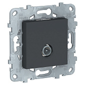 Купить Розетка Schneider Electric Unica New NU546254 TV антрацит по низкой цене