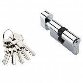 Купить Цилиндр Adden Bau ключевой CYL 5-60 KNOB Chrome по низкой цене