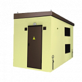 Купить Блок железобетонный объёмный для БКТП, БРТП с ФБК, с отделкой, 2,88х2,5х5,06 м по низкой цене