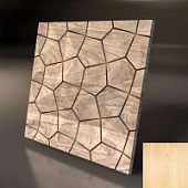 Купить Стеновая 3D панель Relieffo Drought (Сосна) Д016С 600х600х30 мм по низкой цене