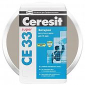 Купить Затирка Ceresit CE 33 Super цементная для узких швов серая 25 кг по низкой цене
