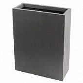 Купить Кашпо Nobilis Marco Rectangle серое 81 см по низкой цене