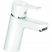 Купить Смеситель Kludi Pure&Easy 370289165 для раковины белый/хром по низкой цене