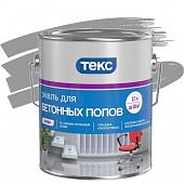 Купить Эмаль Текс Профи для бетонных полов серая 2,7 л по низкой цене