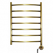 Купить Полотенцесушитель Domoterm Калипсо бронза П7 электрический, правое подключение 500х700 мм по низкой цене