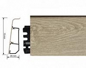 Деревянный, металлический, пластиковый напольный плинтус.