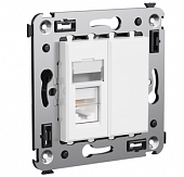 Купить Розетка DKC 4400463 Avanti RJ-45 5e компьютерная одноместный Белое облако по низкой цене