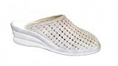 Купить Тапки Степ 129/2с сетка, женские, белые, разеры 36-41 по низкой цене