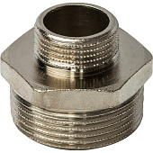 Купить Ниппель Stout переходной SFT-0004-011434 1 1/4х3/4 дюйма никелированный с наружной резьбой по низкой цене