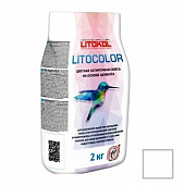 Купить Затирка Litokol Litocolor L00 белая цементная для швов 2 кг по низкой цене