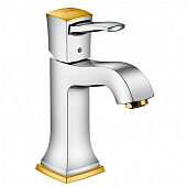 Купить Смеситель Hansgrohe Metropol Classic 31301090 для раковины хром/золото по низкой цене