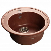 Купить Мойка GranFest Rondo GF-R510 кухонная композитная Красный Марс D508 мм по низкой цене