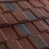 Купить Черепица Metrotile Metroviksen композитная Кофейно-серая по низкой цене
