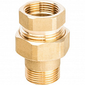 Купить Соединитель Stout разъемный американка SFT-0044-000034 3/4 дюйма уплотнение под гайкой по плоскости с внутренней и наружной резьбой по низкой цене