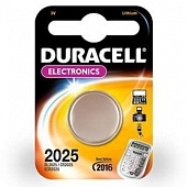 Купить Батарейка Duracell CR2025 BL-1 литиевая 1 шт по низкой цене