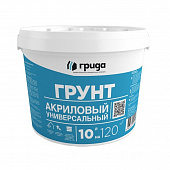 Купить Грунтовка Грида акриловая морозостойкая универсальная 10 кг по низкой цене
