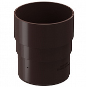 Купить Соединитель трубы Docke ПВХ Standard D120/80 мм темно-коричневый по низкой цене