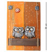 Купить KK-504 Панно КоКо Шамель "Совы на качелях" шамот по низкой цене