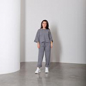 Купить Костюм Lara FF06223ABSU серый по низкой цене