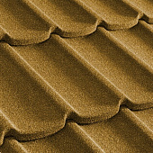 Купить Черепица Metrotile Mistral композитная желтая по низкой цене