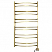 Купить Полотенцесушитель Domoterm Калипсо бронза П12 электрический, правое подключение 500х985 мм по низкой цене