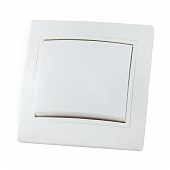 Купить Выключатель TDM Electric ТАЙМЫР SQ1814-0001 в рамку с/у, 1 клавиша, б/инд., 10 А, 230 В, IP20, керамика, белый по низкой цене