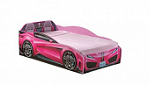Купить Кровать-машина Cilek Carbed Spyder розовая, 70х130 см по низкой цене