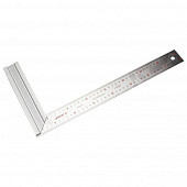 Купить Угольник столярный ЗУБР, нержавеющее полотно, 400 мм по низкой цене