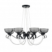 Купить Люстра Freya Emma FR4905-PL-08-BL черная E14 8х40W 220V подвесная по низкой цене