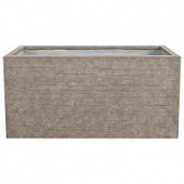 Купить Кашпо Nobilis Marco Rectangle Brown Washed,30 см по низкой цене