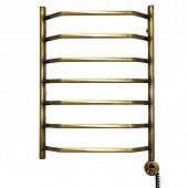 Купить Полотенцесушитель Domoterm Лаура бронза П7 электрический, правое подключение 500х700 мм по низкой цене