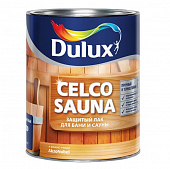 Купить Лак Dulux Celco Sauna 20 для бани и сауны полуматовый 1 л по низкой цене