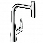 Купить Смеситель Hansgrohe Talis S 220 Select 72822000 для кухни с выдвижным изливом по низкой цене